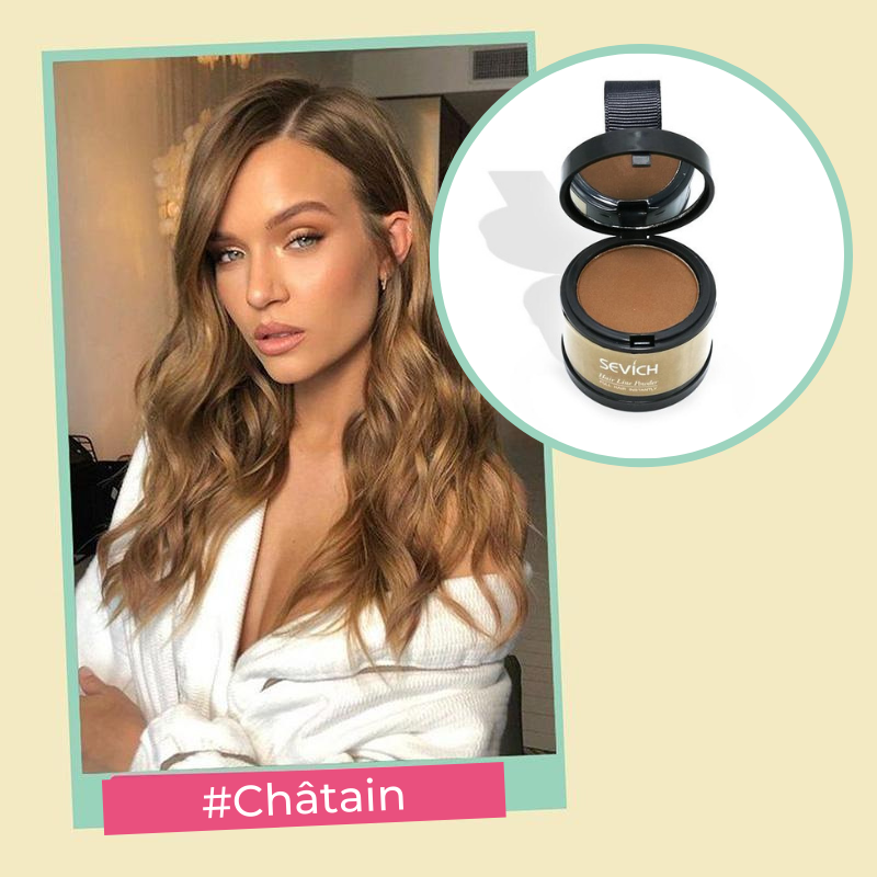 Poudre d'Ombrage Capillaire Retouche Racines