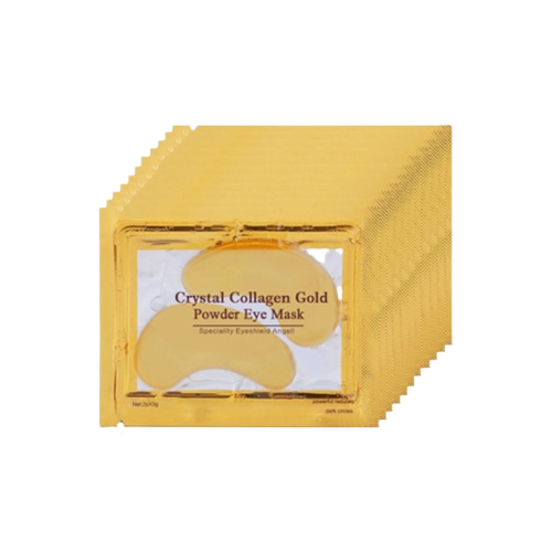20x Patchs yeux anti-cernes Or Collagène & Acide Hyaluronique