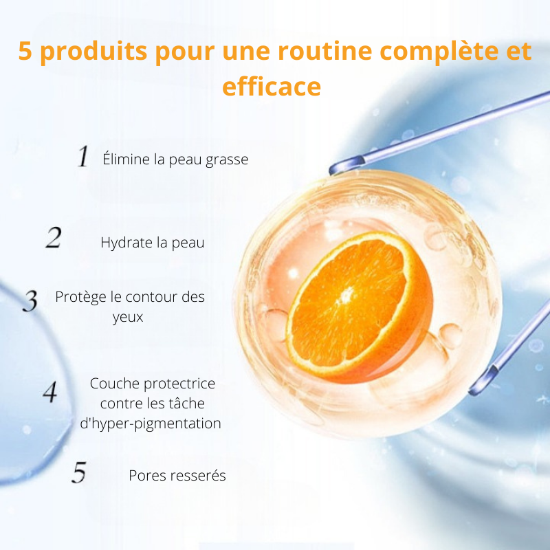 Coffret soin complet à la vitamine C