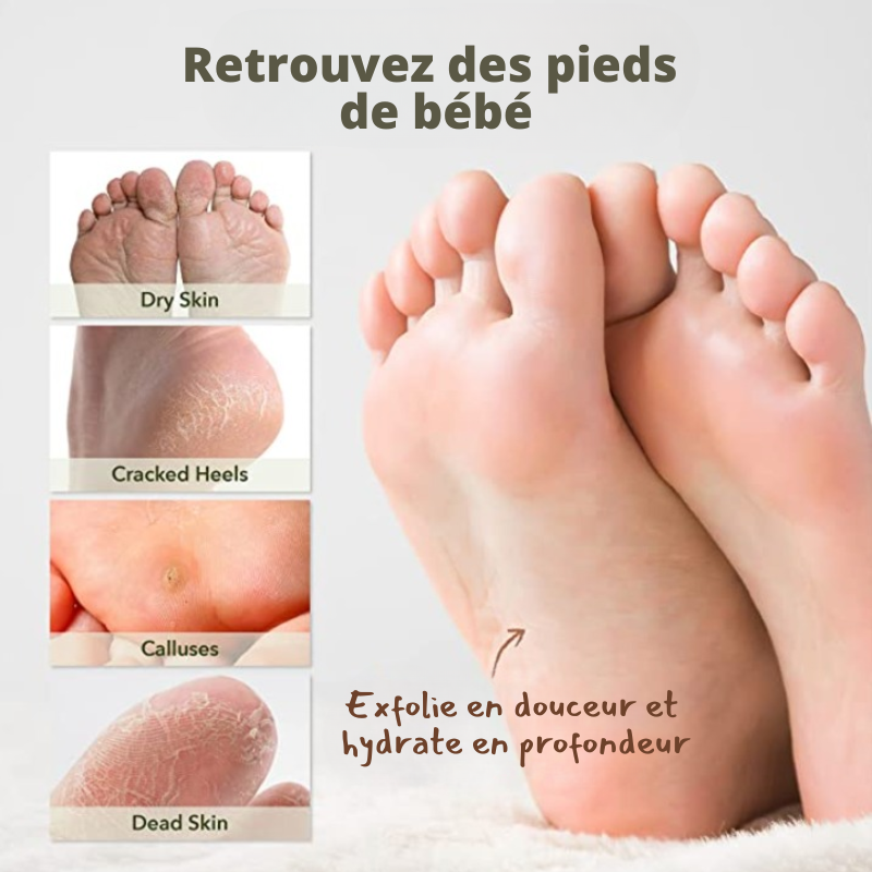 6 Paires Masques Exfoliants pour pied