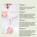 6 Paires Masques Exfoliants pour pied