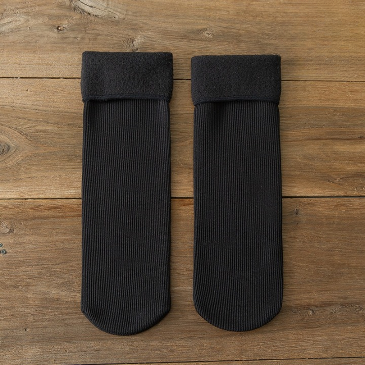 3x Paires de chaussettes d'hiver molletonnées