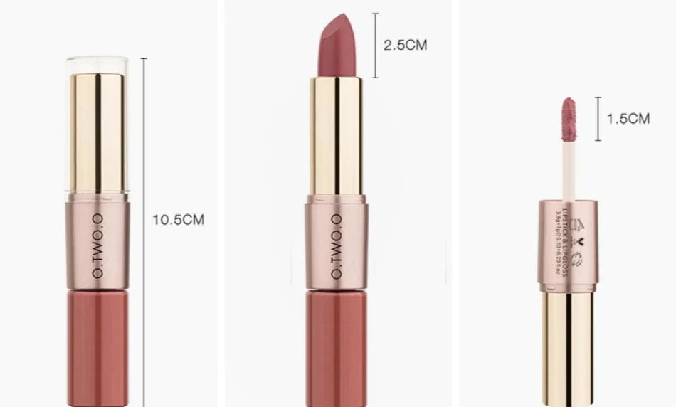 Rouge à lèvre 2 en 1 longue tenue