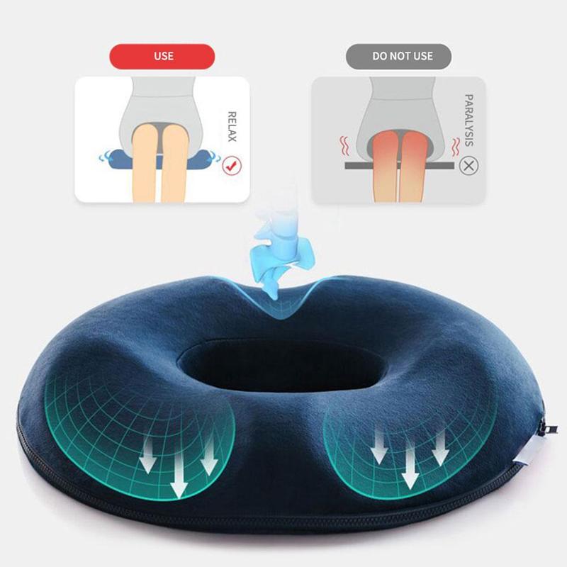 Coussin donut pour le coccyx