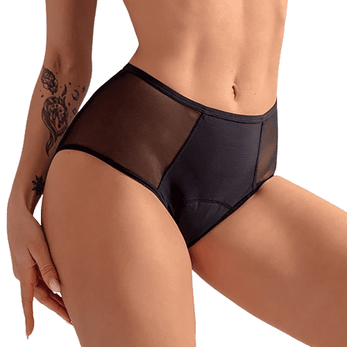 3x Culottes taille haute anti fuites ULTRA absorbantes