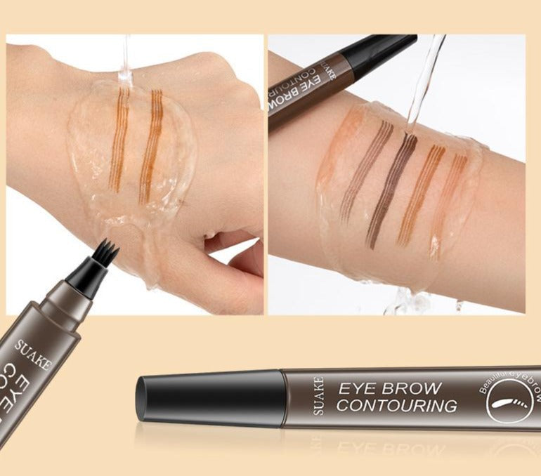 BROW PEN - Stylo feutre à sourcils 4 pointes précises - 1 ACHETÉ = 1 OFFERT
