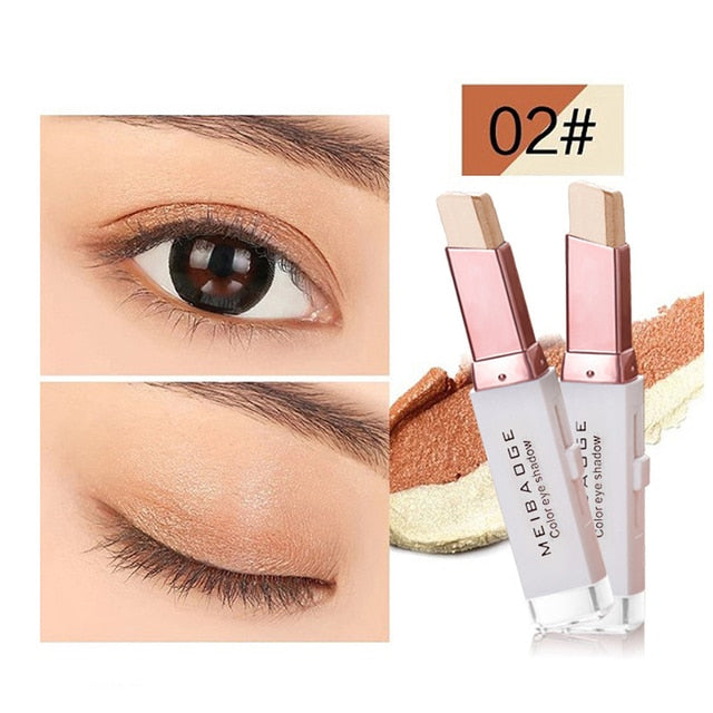 Lot de 3 Bâtons fard à paupières 2 en 1 Longue tenue + 1 EYELINER STAMP OFFERT
