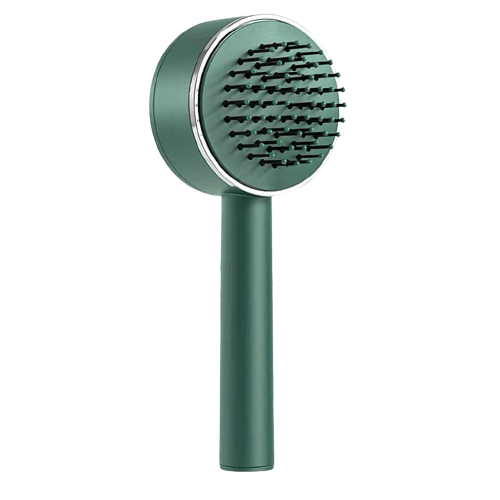 Brosse à cheveux autonettoyante