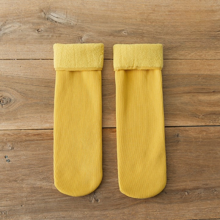 3x Paires de chaussettes d'hiver molletonnées