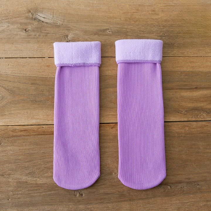 3x Paires de chaussettes d'hiver molletonnées