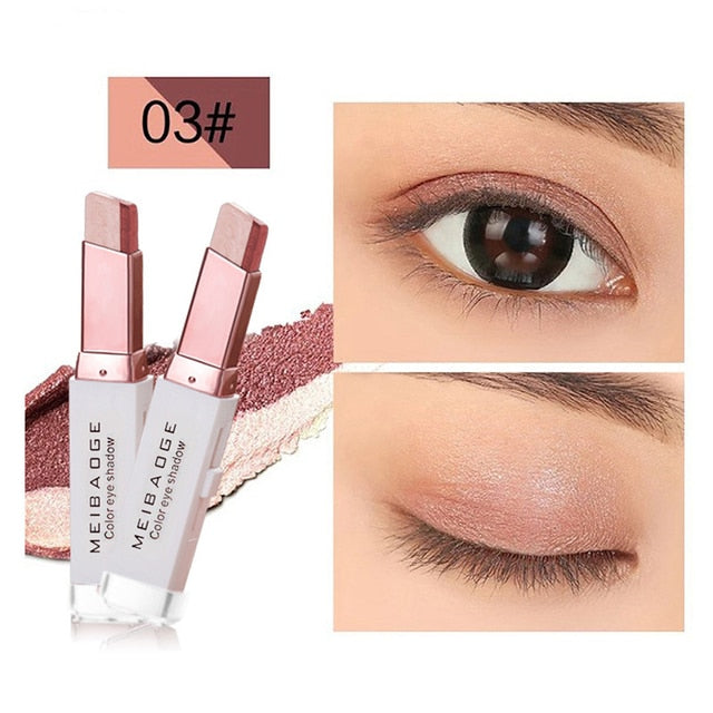 Lot de 3 Bâtons fard à paupières 2 en 1 Longue tenue + 1 EYELINER STAMP OFFERT