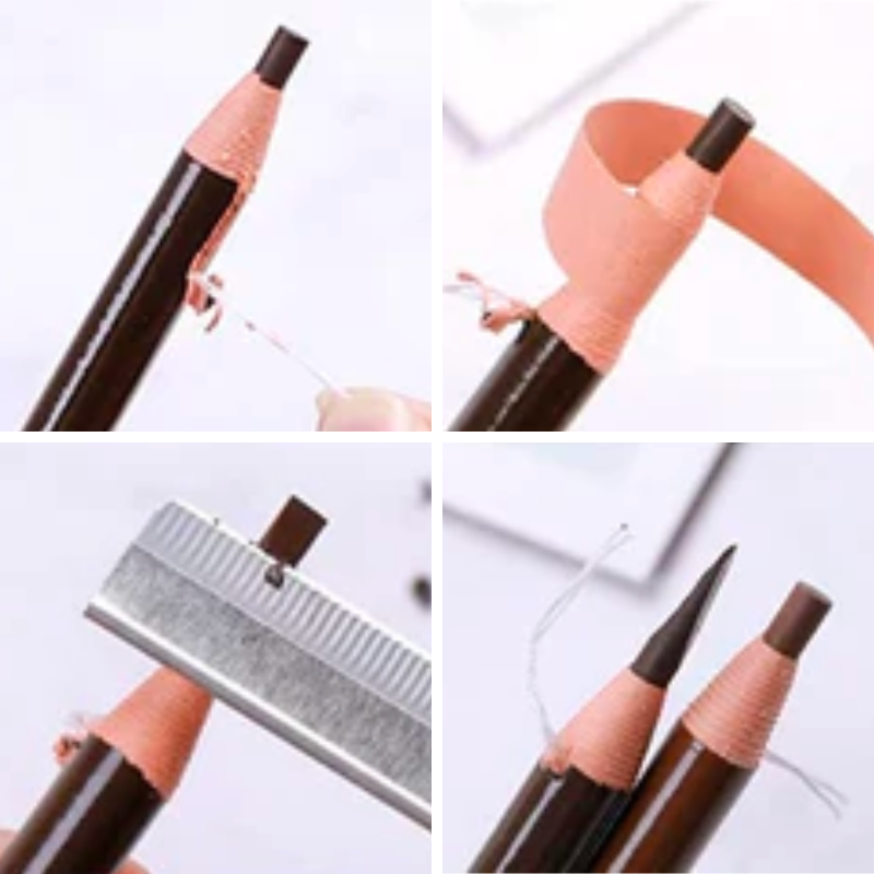 5x Crayons à sourcils longue tenue - Pas besoin de tailler