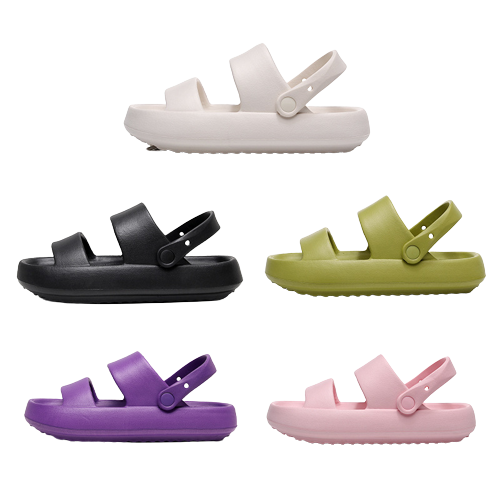 Sandales antidérapantes mixte à semelles épaisses