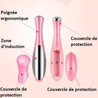 Stylo de Massage anti-cernes et rides Electrique