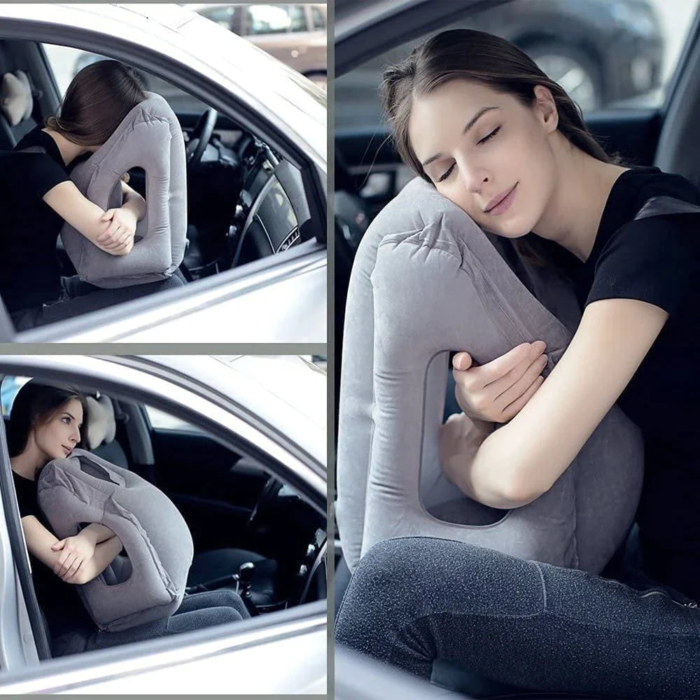 Coussin de voyage gonflable