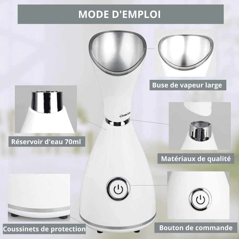 Sauna Facial nano-ionique