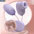 Stimulateur 2 en 1 pour tétons et clitoris - Succions & vibrations