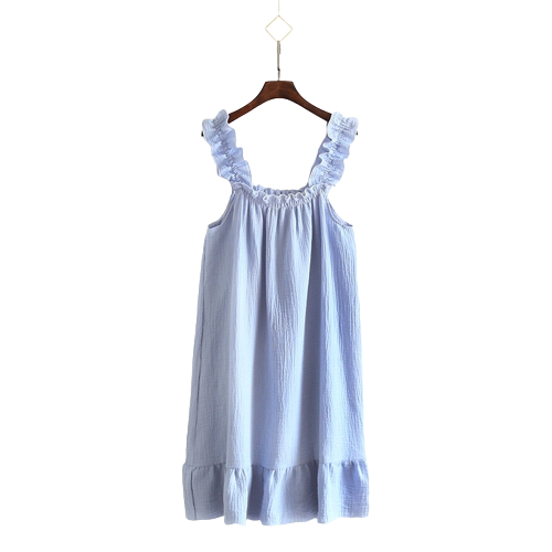 Chemise de nuit en gaze de coton