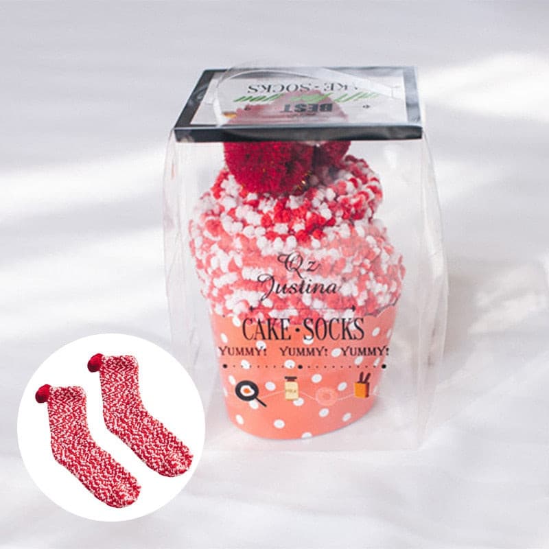 Chaussettes polaires façon Cup Cake