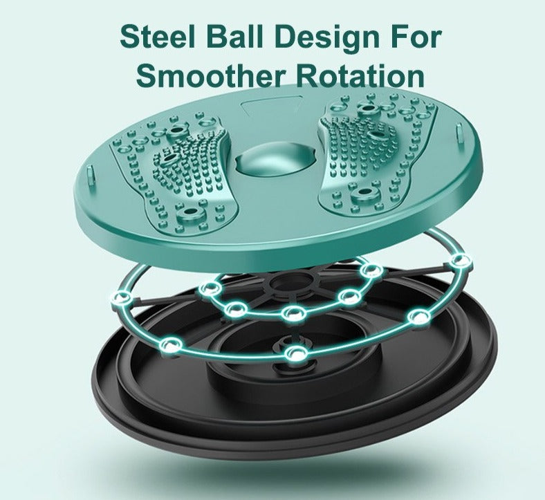 TWIST IT - Disque rotatif de cardio avec élastiques