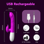 CUNIVIBRO - Vibromasseur à double langue chauffant