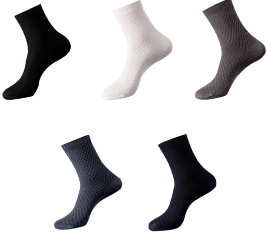 Lot de 10 Chaussettes en fibre de Bambou