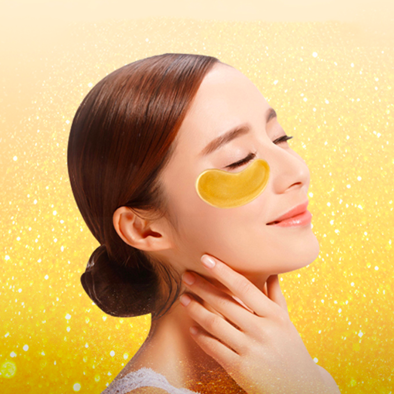 20x Patchs yeux anti-cernes Or Collagène & Acide Hyaluronique