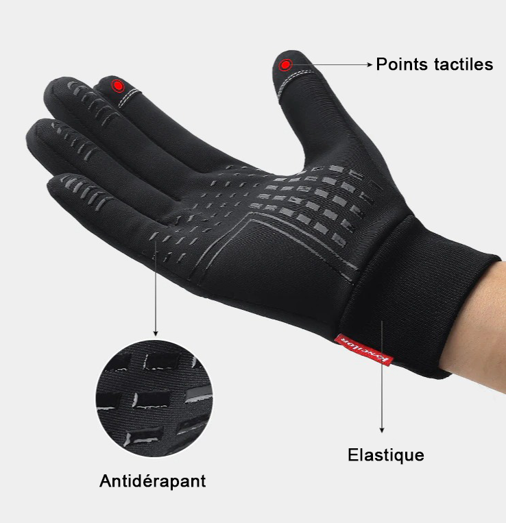 Gants Thermorégulateur tactiles