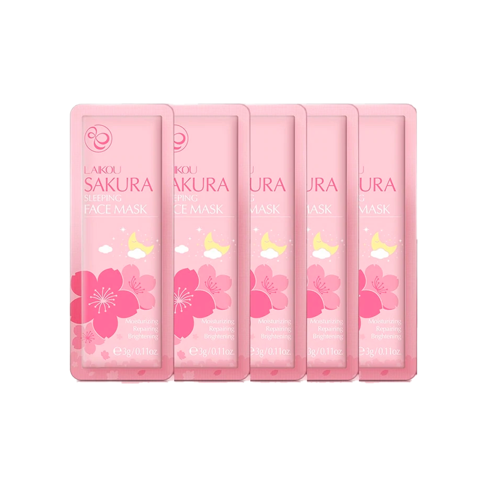 Lot de 5 Masques Hydratants de nuit visage