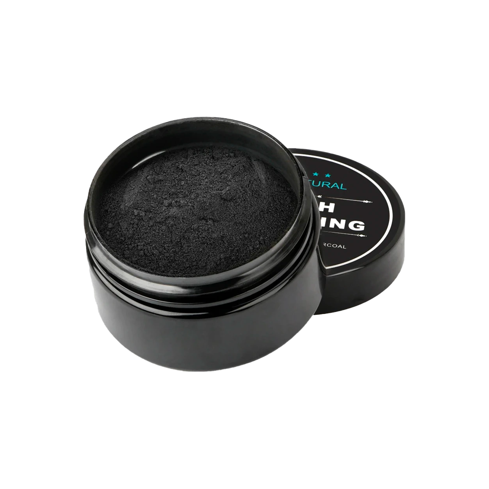Poudre de blanchiment dentaire au Charbon naturel