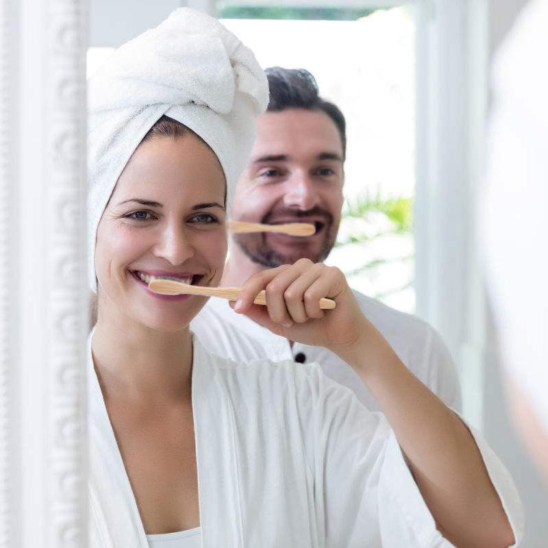 Brosse à dent en Bambou - Lot de 10