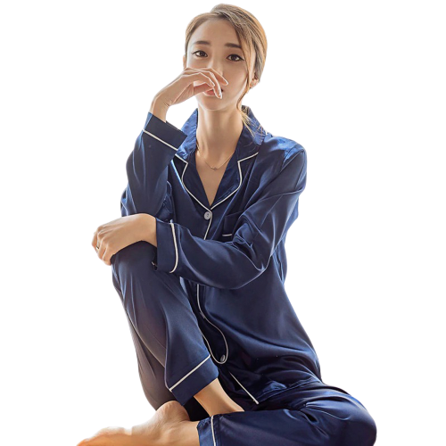 Pyjama en satin Femme