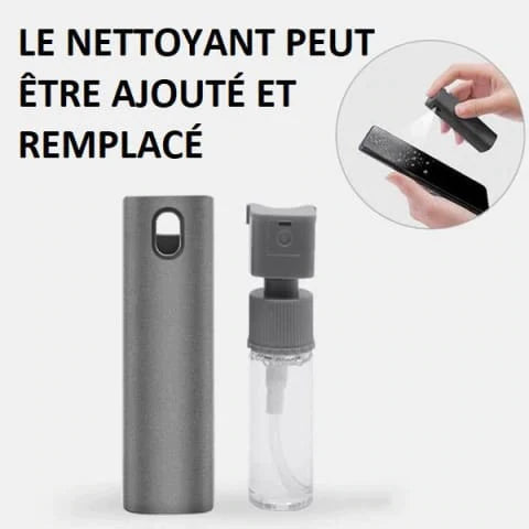 Spray nettoyant et désinfectant pour écran 2 en 1