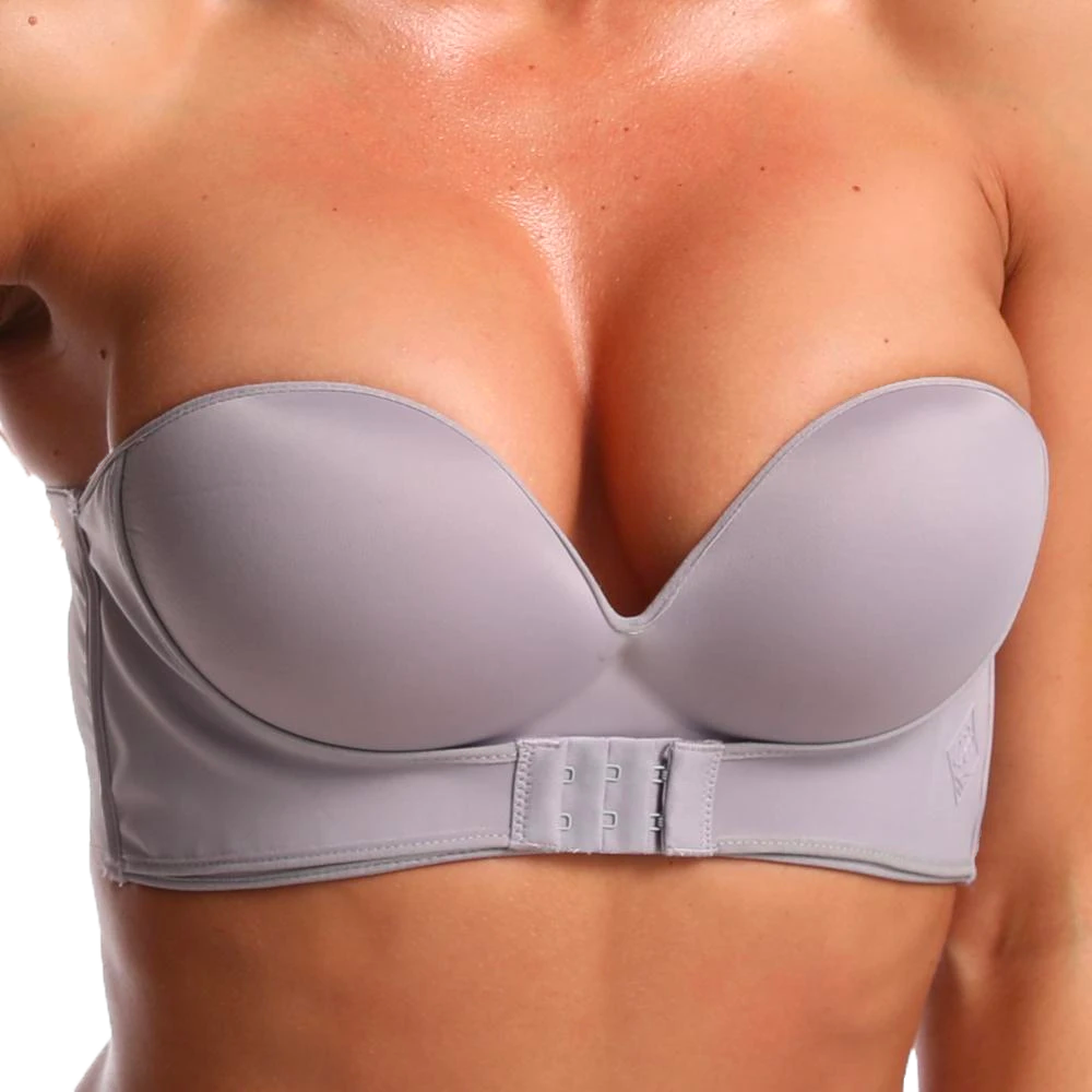 Soutien-gorge sans bretelles fermeture avant