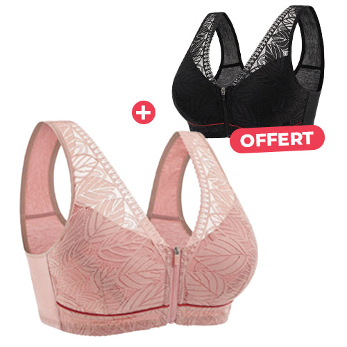 Soutien-gorge en dentelle avec fermeture à l'avant - 1 ACHETÉ = 1 OFFERT